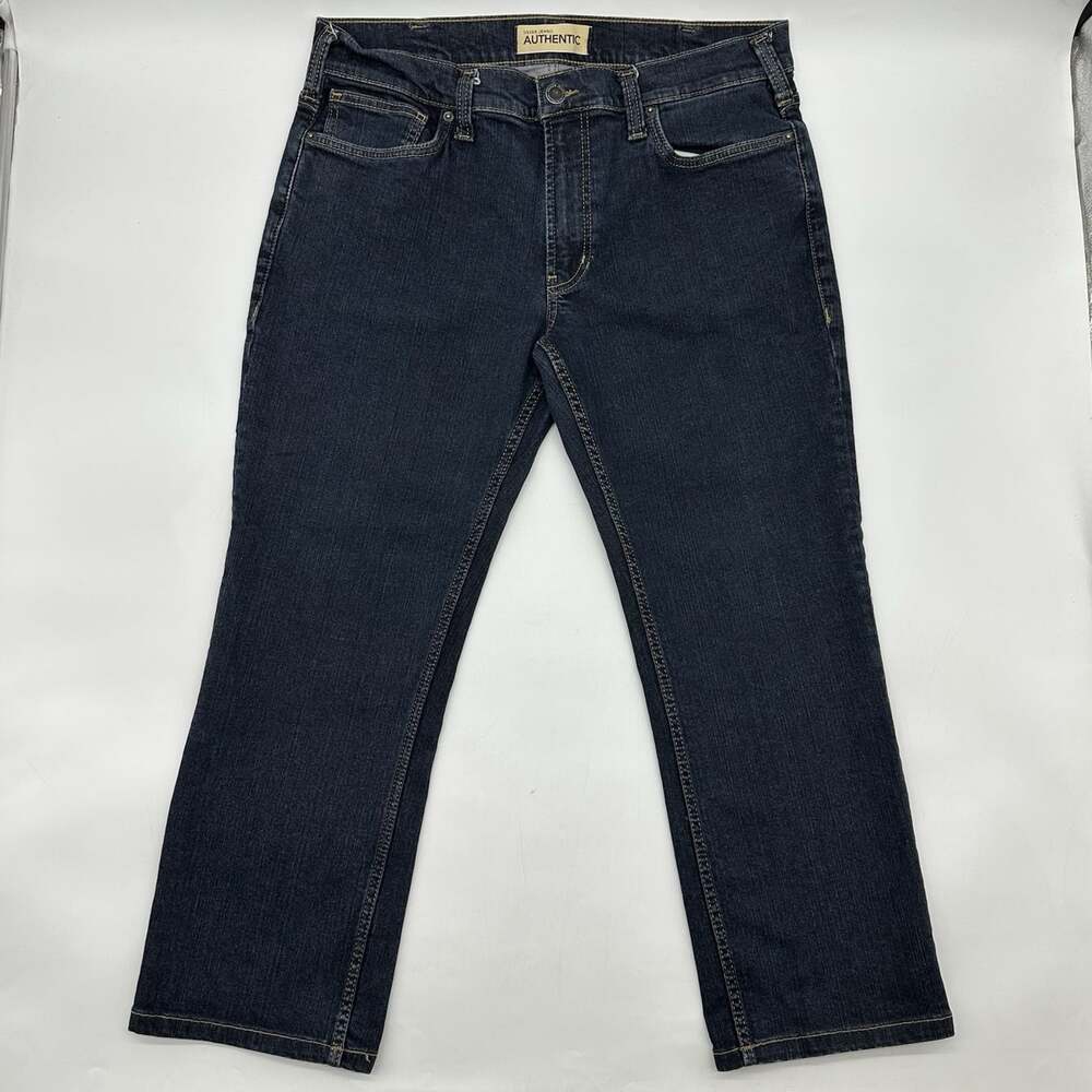 Silver Jeans Authentic The Slim Men's Size 36x27 Dark Wash Stretch Denim Jeans